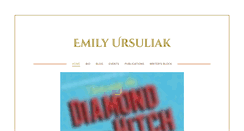 Desktop Screenshot of emilyursuliak.com